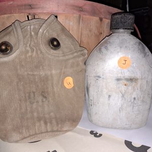 WW2 CANTEEN COVER LINE MFG 1943