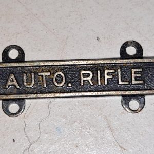 US ARMY AUTO RIFLE TAB ANODZED
