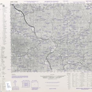 1:50,000 MAP HYON-NI REPUBLIC OF KOREA DTD 1967 3321 I