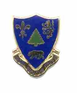 US ARMY 362nd Regiment Unit Crest Pin DUI (Arma Tuentur Pacem) & patch
