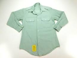 US Army Green Dress Shirt, Long Sleeve, OG-415, Various Sizes