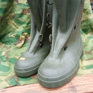 US ARMY ISSUE GREEN OVERSHOES FOR NBC ENVIROMENT