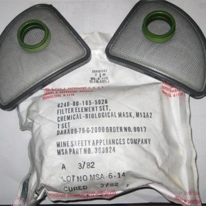 FILTER ELEMENT SET FOR THE M17, A1, A2 MASKS