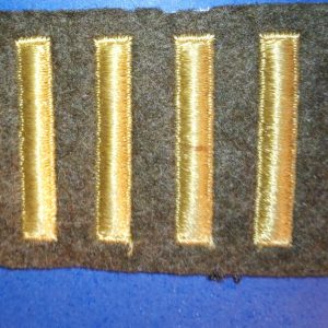 VINTAGE MILITARY PATCH WW2 United States Army Combat (Overseas Duty) stripes.