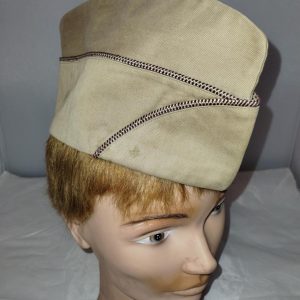 WW2 US Army khaki Garrison Cap Air Corps super marine and golden orange piped