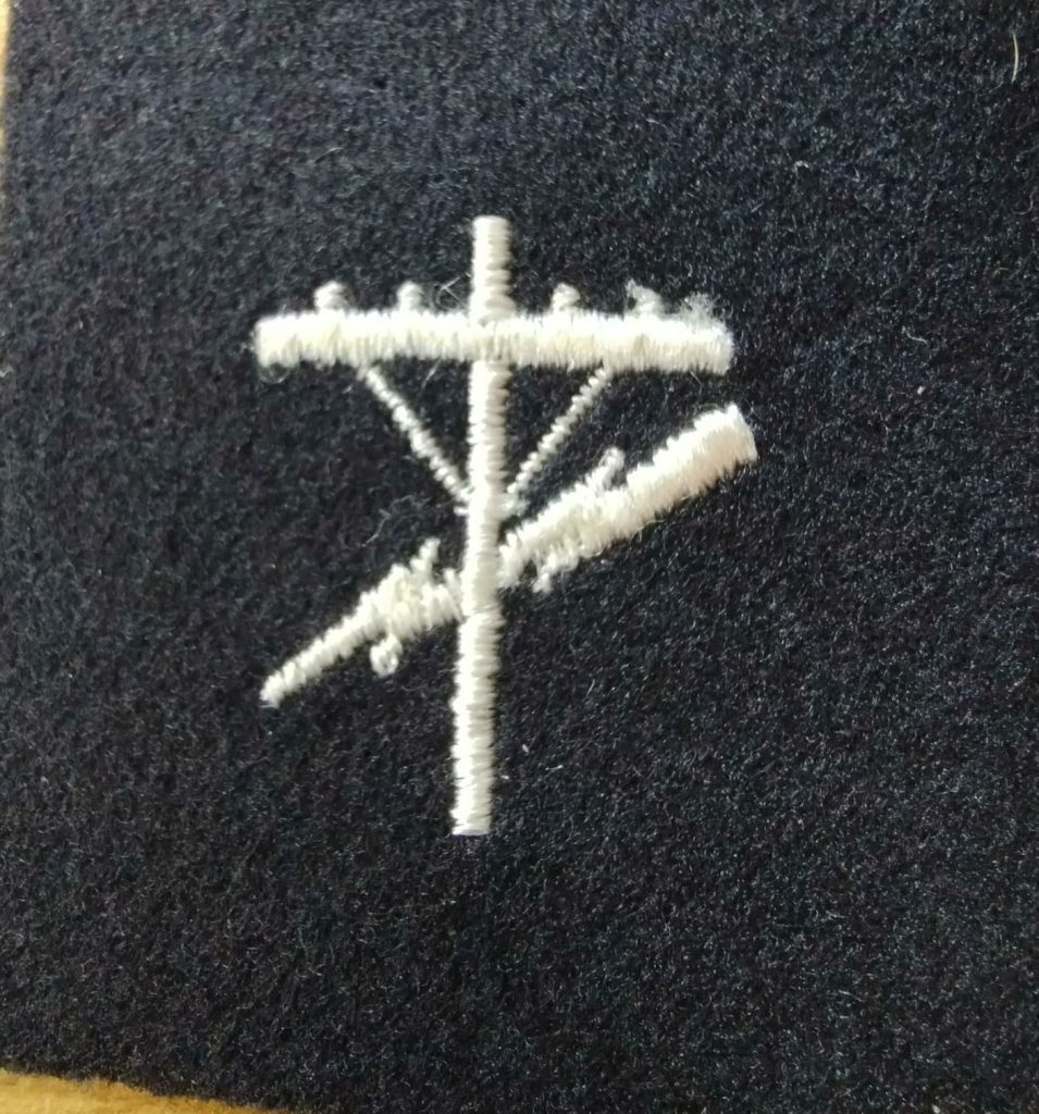 US Navy Construction Electrician Patch - Vintage Collectible