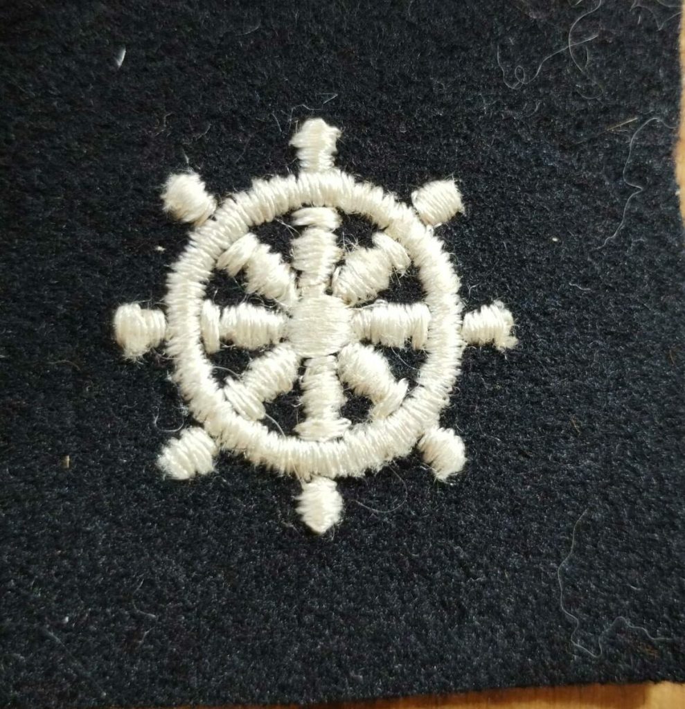 US Navy Quartermaster Patch - Vintage Collectible