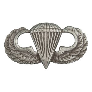 Parachutist Badge "JUMP WINGS" OXIDIZED