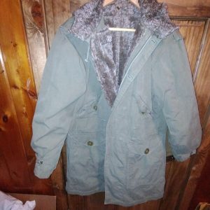 Original M1947 US Fishtail Parka with real Alpaca fur. VERY Rare!! Size Medium