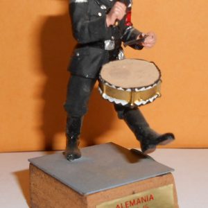 Lead Statue of WW2 German SS (Schutzstaffel, or Protection Squads) soldier Band Drum Player