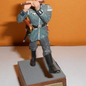 Lead Statue of WW2 German Wehrmacht Band Fife Player