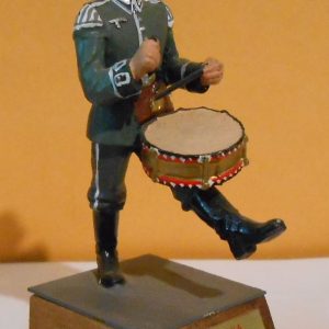 Lead Statue of WW2 German Wehrmacht Band Drummer