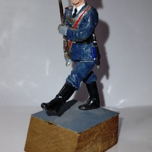 Lead Statue of WW2 German Luftwaffe Soldier in Dress Uniform
