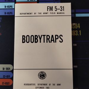 Department of Army FM 5-31 Boobytraps Manual Reprint