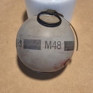 Inert U.S. Military M48 Smoke Grenade Display Model