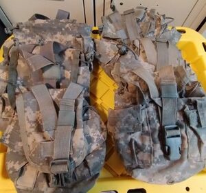 6 Pack MOLLE II 1 QT Canteen Cover / General Purpose Pouch ACU VGC