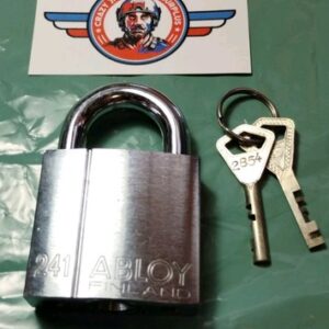 Abloy 241  Padlock Used Made In Finland Comes With Two Keys