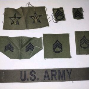Lot of 13 US Army Patches from 1970-97 era