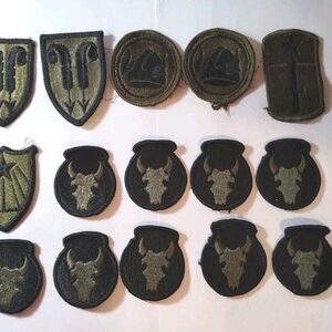 Lot of 15 US Army Patches from 1970-97 era