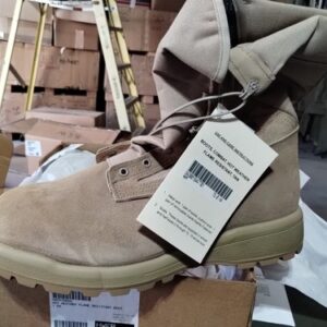 New In Box Hot Weather Belleville Army BOOTS Flame Resistant Tan Size 15.5XW
