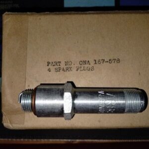 New Old Stock Box Of 4 Military Waterproof Spark Plug Autolite Co. Part #AR8S
