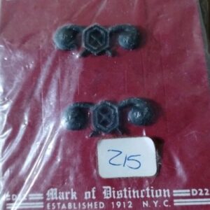 New Old Stock US ARMY OFFICERS CHEMICAL CORPS INSIGNIA LAPEL PINS MILITARY