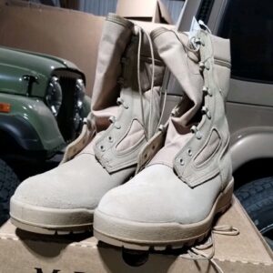 New US Military McRae Footwear Hot Weather Combat Boots Desert Tan 6 Regular NIB