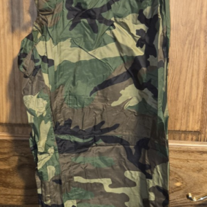 New XLarge - US Military Woodland M81 Improved Rainsuit Trousers BDU Pants NOS