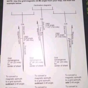 PAMPLET GTA 05-02-034 MILITARY GRID MAGNETIC AZIMUTH BEARING CONVERSIONS 4/2005