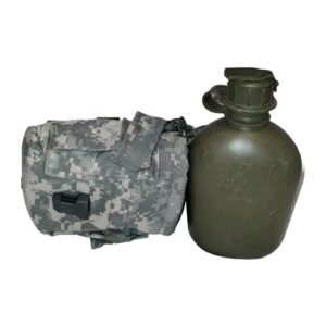 Surplus U.S. Military 1qt Canteen With MOLLE II ACU COVER