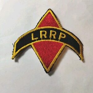 US 5th INFANTRY DIVISION LRRP " LONG RANGE RECON PATROL ", VIETNAM WAR PATCH