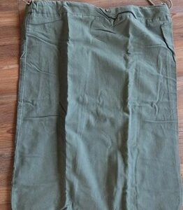 US Army BARRACKS BAG OD Green 100% Cotton Large Laundry Bag Military USGI - Good