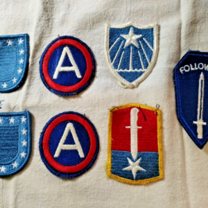 US Army Issue Vintage Patch Lot of 7