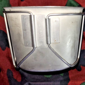 US Military Surplus USGI Stainless Steel 1 Qt Canteen Cup Mfg Wyott Made in USA