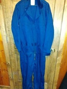 US Navy USN Coveralls Blue 44 Long freshly Washed cleaned
