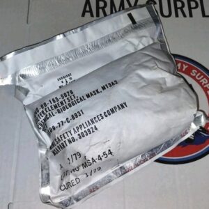 US military Surplus M17, M17A1 Gas Mask Filter set M13A2 Sealed NOS Dated 1987