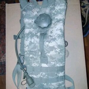 Used US Army Molle II Hydration System Carrier ACU Camelback With Bladder