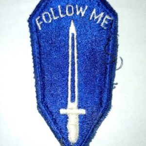 VINTAGE WW2 US ARMY INFANTRY SCHOOL FORT BENNING GEORGIA, PATCH Used Item #2