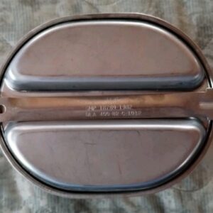 Vintage 1982 US Army Mess Kit SMP 18789 1982 DLA 400-82-C-1012 NO UTENSILS