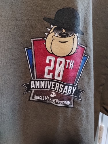 Vintage Collectors T-shirt US Marine Corps 20th Anniversary Single Marine Large - Image 2