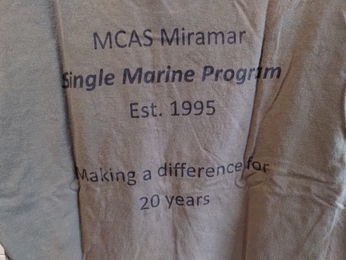 Vintage Collectors T-shirt US Marine Corps 20th Anniversary Single Marine Large - Image 5