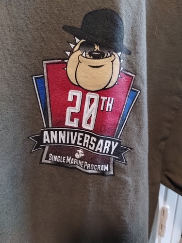 Vintage Collectors T-shirt US Marine Corps 20th Anniversary Single Marine Large - Image 6