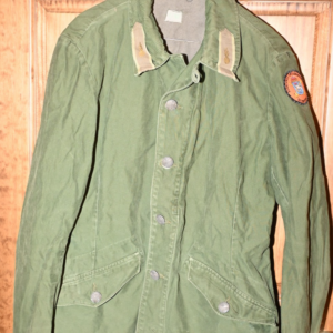Vintage Swedish Army M59 Field Jacket OD Green Cold War Norrland Artillery Regt