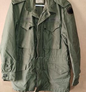 Vintage U.S. Army M-1951 Field Jacket Size Small Short OG-107 Served 47 Inf Div