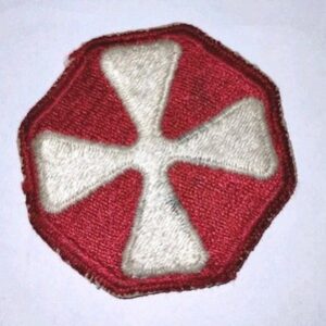WWII US 8th Army Patch Eighth Army Genuine Cut Edge PTO Korea Campaign WW2